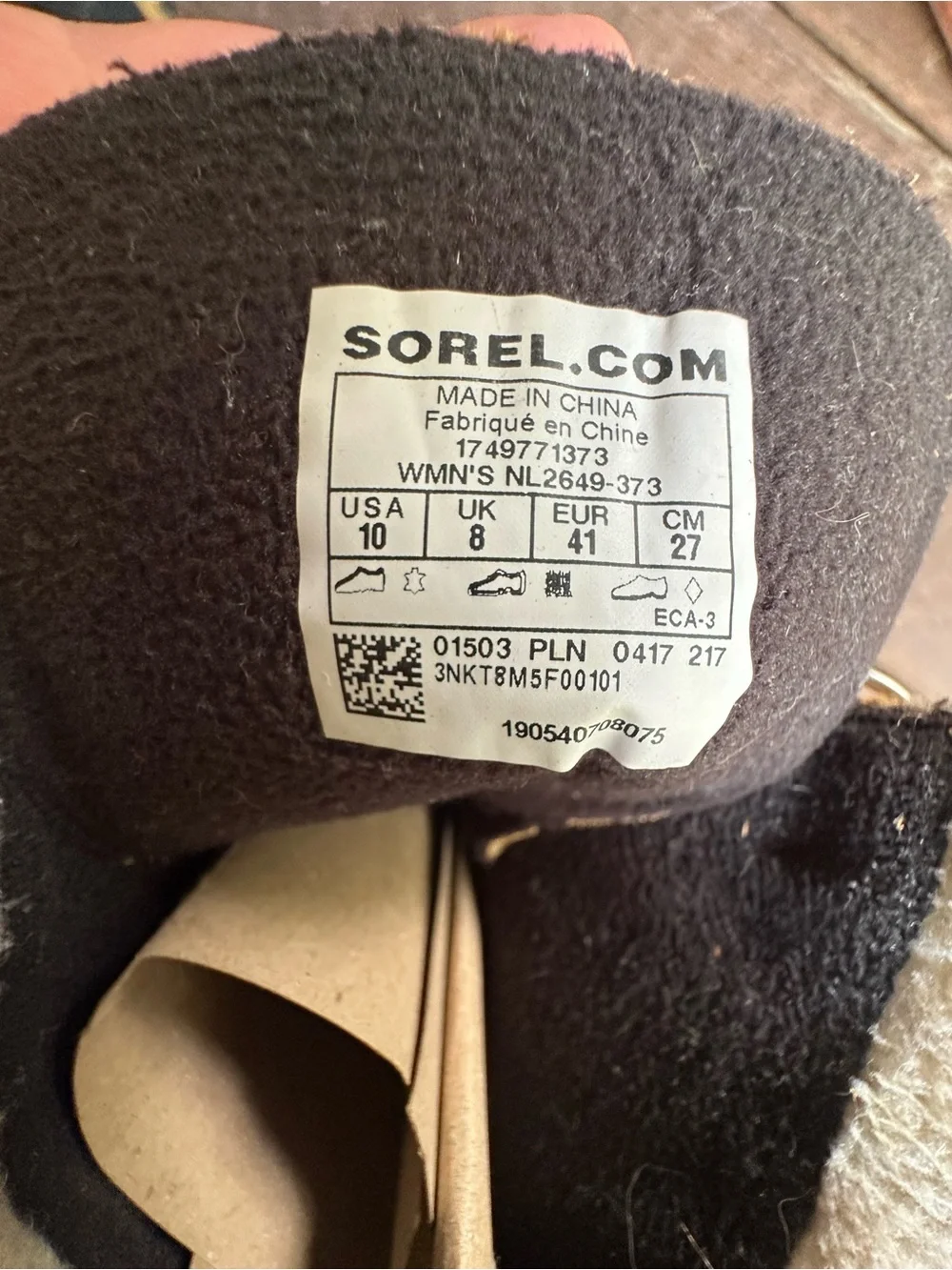 SOREL Waterproof Winter Boots in Tan and Black